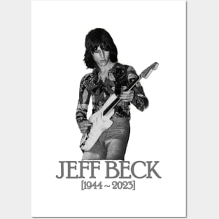 jeff beck 1944 - 2023 Posters and Art